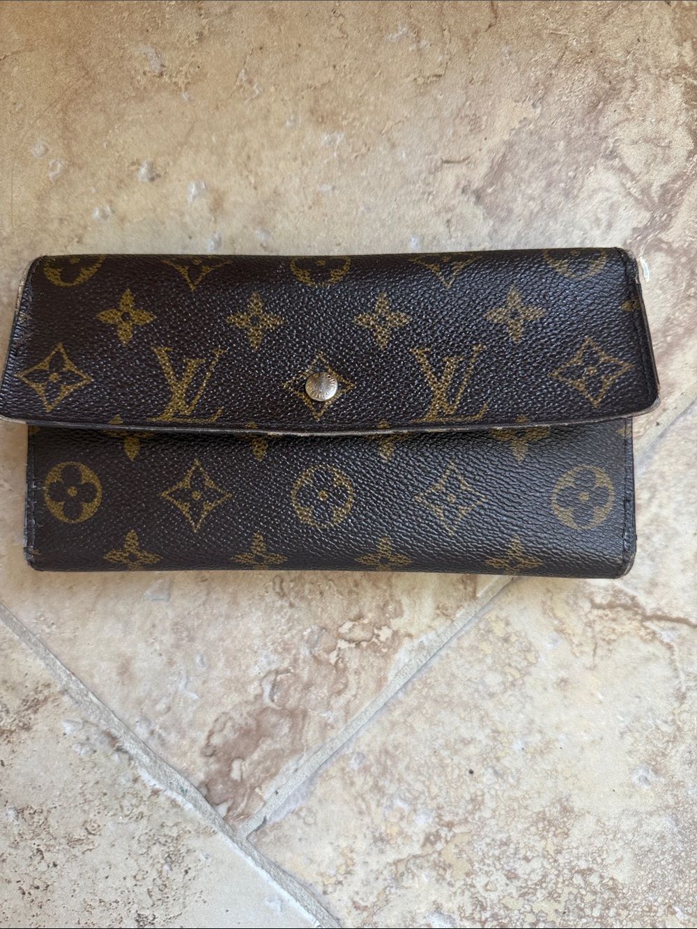 Louis Vuitton Brown Monogram Canvas Continental Wallet